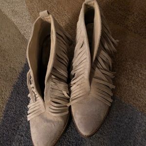 Fringed Booties